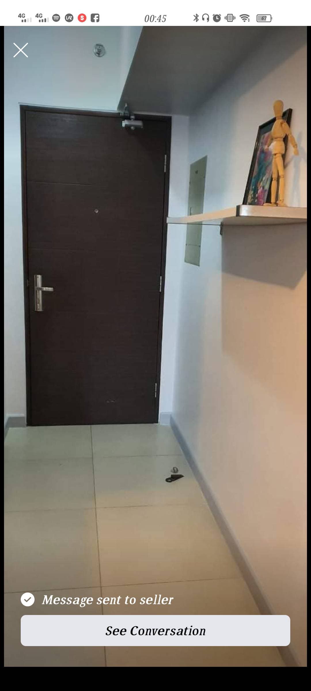 Fully Furnished Studio at The Lerato 