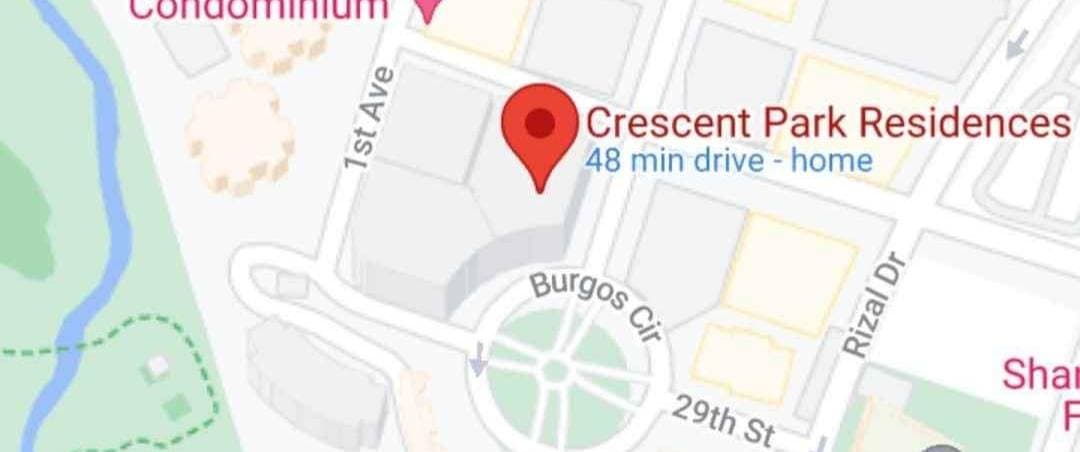 Crescent Park 1BR For Rent in BGC 